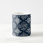 Muster der Schneeflocken Kaffeetasse (Mittel)