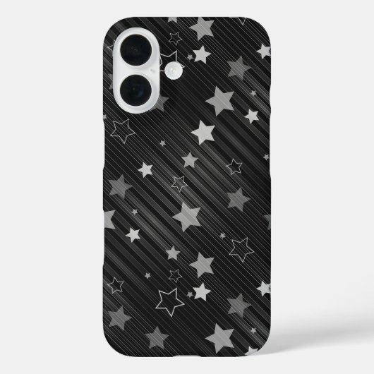Muster der schwarzen Sterne Case-Mate iPhone Hülle (Rückseite)