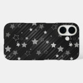 Muster der schwarzen Sterne Case-Mate iPhone Hülle (Rückseite (Horizontal))