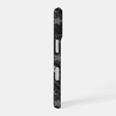 Muster der schwarzen Sterne iPhone 16 Hülle (Rechte Seite)