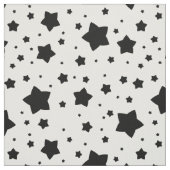 Muster der schwarzen Sterne Stoff (Muster)