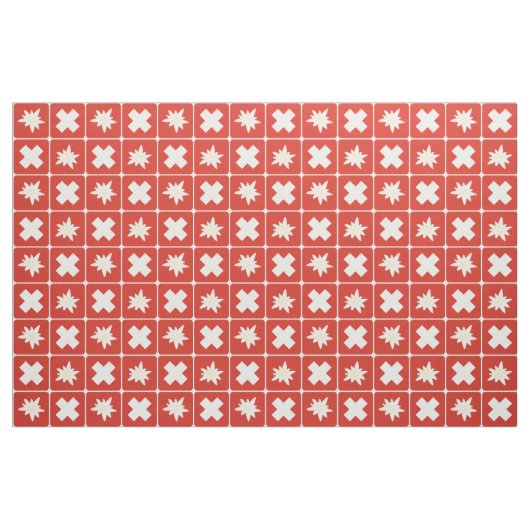 Muster der Schweiz Edelweiss Stoff (Fat Quarter (45,7 x 55,9 cm))