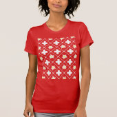 Muster der Schweiz Edelweiss T-Shirt (Vorderseite)