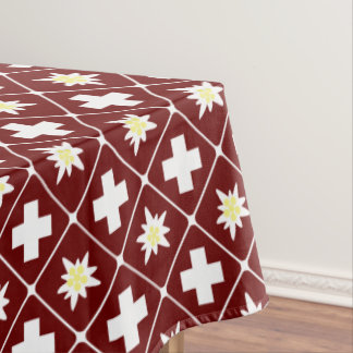 Muster der Schweiz Edelweiss Tischdecke