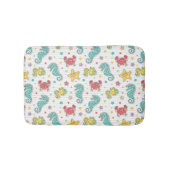 Muster der Seegeschöpfe Badematte (Vorderseite)