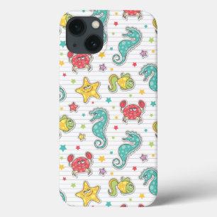 Muster der Seegeschöpfe Case-Mate iPhone Hülle