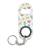 Muster der Seegeschöpfe Mini Flaschenöffner (Vorderseite)