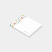 Muster der Seegeschöpfe Post-it Klebezettel (angewinkelt)
