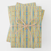 Muster der senkrechten Polka-Punkte für Wasserfarb Geschenkpapier Set (Beispiel)