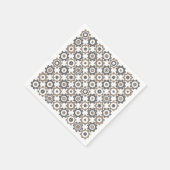 Muster der Sicherungsgestänge Serviette (Ecke)