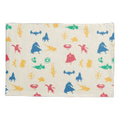 Muster der Silhouette für Super-Pets & Justice Lea Kissenbezug (Rückseite)