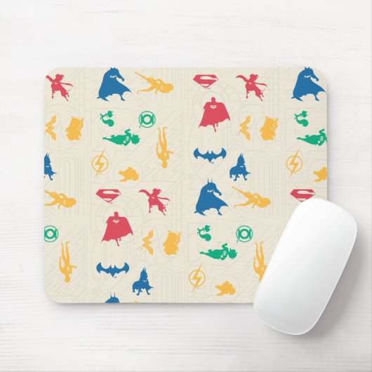 Muster der Silhouette für Super-Pets & Justice Lea Mousepad (Mit Mouse)