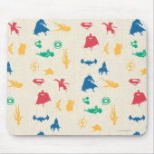 Muster der Silhouette für Super-Pets & Justice Lea Mousepad (Vorne)