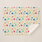 Muster der Silhouette für Super-Pets & Justice Lea Sherpadecke (Vorderseite (Horizontal))