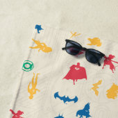 Muster der Silhouette für Super-Pets & Justice Lea Strandtuch (Beispiel)