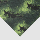 Muster der Silhouette "Wicked Hexe" Seidenpapier (Detail)