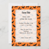 Muster der Silhouetten Einladung (Rückseite)