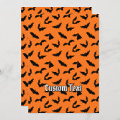 Muster der Silhouetten Einladung (Vorne/Hinten)