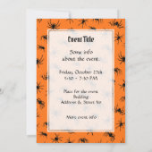 Muster der Silhouetten Einladung (Rückseite)