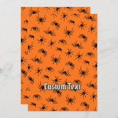 Muster der Silhouetten Einladung (Vorne/Hinten)