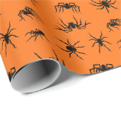 Muster der Silhouetten Geschenkpapier (Rolleneckpunkt)