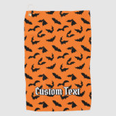 Muster der Silhouetten Golfhandtuch (Vorderseite)