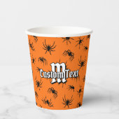 Muster der Silhouetten Pappbecher (Vorderseite)