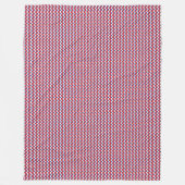 Muster der slowakischen Flagge Fleecedecke (Vorderseite)