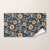 Muster der Sonnenblumen Badhandtuch Set (Handtuch)
