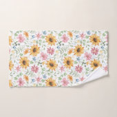Muster der Sonnenblumen Badhandtuch Set (Handtuch)