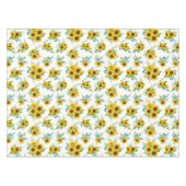 Muster der Sonnenblumen Tischdecke (Vorderseite (Horizontal))