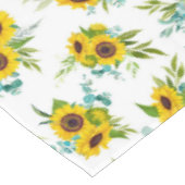 Muster der Sonnenblumen Tischdecke (Schrägansicht)