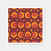 Muster der Sternexplosionen des mittleren Jahrhund Serviette (Vorderseite)