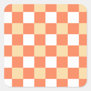 Muster der Tafel Quadratischer Aufkleber