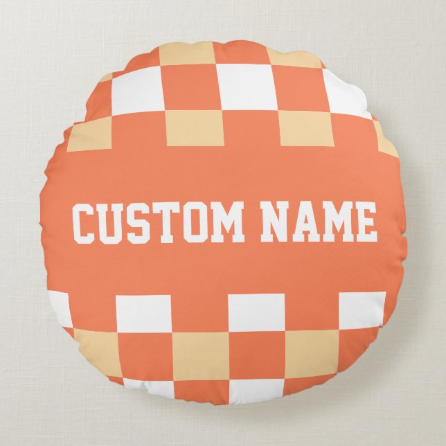 Muster der Tafel Rundes Kissen (Vorderseite)