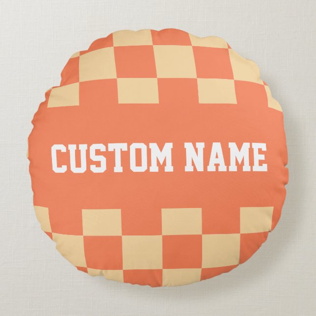 Muster der Tafel Rundes Kissen (Vorderseite)