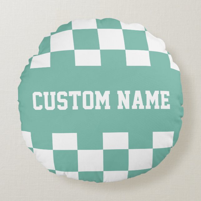 Muster der Tafel Rundes Kissen (Vorderseite)