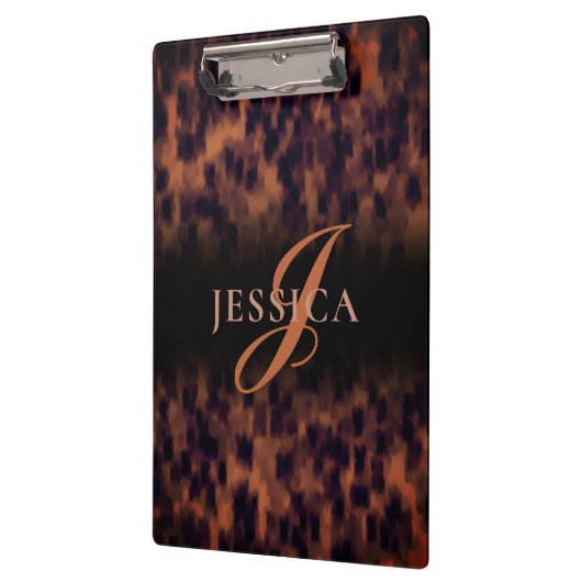 Muster der Tortoise Muschel (Muster) Klemmbrett (Links)