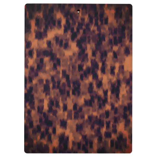 Muster der Tortoise Muschel (Muster) Klemmbrett (Rückseite)