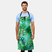 Muster der tropischen Blätter Schürze (Getragen)