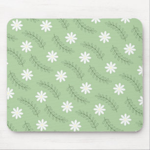 Muster der tropischen Blume der Vintagen Ebene Mousepad
