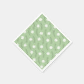 Muster der tropischen Blume der Vintagen Ebene Serviette (Ecke)