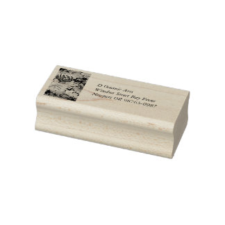 Muster der tropischen Blume in sanften Farben Gummistempel