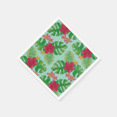 Muster der tropischen Blume Serviette (Ecke)