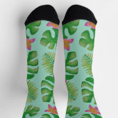 Muster der tropischen Blume Socken (Oben)