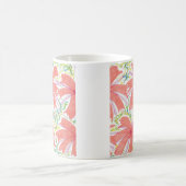 Muster der tropischen Blume Sunburst Kaffeetasse (Mittel)