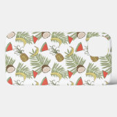 Muster der tropischen Früchte Case-Mate iPhone Hülle (Rückseite (Horizontal))