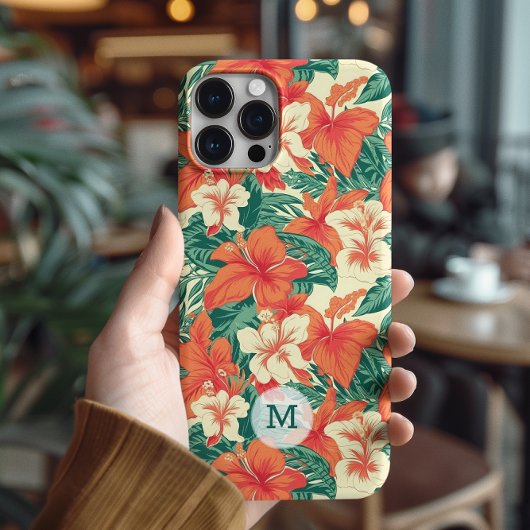 Muster der tropischen hawaiianischen Blume Case-Mate iPhone Hülle