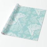 Muster der tropischen KorallenSun Geschenkpapier<br><div class="desc">Tropische Korallen Sun Print Muster Geschenkpapier Wrapping Papier. Korallenhochzeit Thema Spezialität Geschenk Packpapier.</div>