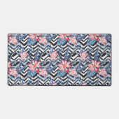 Muster der tropischen Lotus-Blume 2 Schreibtischunterlage (Vorderseite)